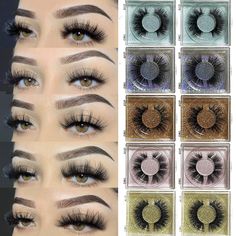 PRICES MAY VARY. 10 Pack 12-18mm Natural Mink Lashes: Medium eyelashes make you more attractive, You will be the brightest star in the crowd. Suitable for daily wear, party, festival, photo shoot. 5 Styles Real Mink Eyelashes: Through the professional make-up artist selected the current five most popular styles. If you're in the eyelash business, don't miss it! 100% Siberian Premium Mink Fur Eyelashes: These fur are cruelty free-natural falling from artificial breeding mink,more comfortable and Natural Mink Lashes, Eyelash Business, Eyebrow Trends, Sparse Eyebrows, Eyeshadow Tips, Eyebrow Hacks, Date Night Makeup, Bridal Eye Makeup, Festival Photo