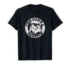 PRICES MAY VARY. Officially Licensed Star Wars Apparel 21STRW00032A-001 Lightweight, Classic fit, Double-needle sleeve and bottom hem Star Wars Disney Shirts, Darth Vader Luke Skywalker, Star Wars Apparel, Star Wars Outfits, Star Wars Disney, Star Wars Stormtrooper, Father's Day T Shirts, Luke Skywalker, Disney Plus