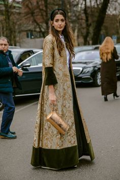 Ramadhan Dress, Ottoman Kaftan, Milan Fashion Week Street Style, Street Style Fall, Autumn Street Style, The Best Street Style