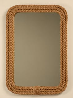 a mirror that is made out of rope