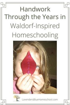 Handwork For Preschoolers, Waldorf Handwork Preschool, Waldorf Handwork Kindergarten, Waldorf Handwork Projects, Holistic Homeschooling, Homeschool Manipulatives, Waldorf Handwork, Waldorf Kids