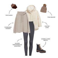 Cold Weather Outfits Casual, Trekking Outfit Women, Trekking Outfit, Classy Winter Outfits, Cold Outfits