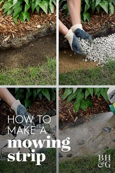 how to make a moving strip in your garden