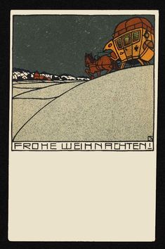 an old postcard with the words frome weinanstenn on it's side