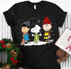 Snoopy charlie brown lucy the peanuts movie christmas for fan Tshirt Hoodie Sweater – Katheri Store Peanuts Christmas Shirts, Peanuts Shirts, Charlie Brown Lucy, The Peanuts Movie, Movie Christmas, Lucy Van Pelt, Peanuts Movie, Christmas T Shirt Design, The Peanuts