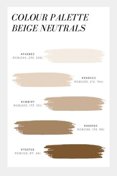 different shades of brown and beige paint