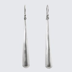 Long satin silver hollow tube drop, elegant and timeless... -approx.- 2 1/4" drop -french ear wires -EJ732 Elegant Long Drop Silver Earrings, Metal Long Drop Teardrop Earrings For Formal Occasions, Formal Long Drop Teardrop Metal Earrings, Silver Teardrop Linear Earrings For Evening, Elegant Long Drop Teardrop Earrings With French Hook, Silver Long Drop Linear Earrings For Evening, Elegant Silver Linear Earrings With French Hook, Silver Long Drop Earrings For Evening, Modern Silver Earrings With French Hook