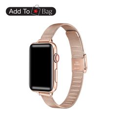 in stock Gold Apple Watch Band, Rose Gold Apple Watch, Apple Watch Sizes, Gold Apple Watch, Gold Apple, Stainless Steel Band, Rose Gold Color, Apple Watch Series, Everyday Look