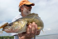 a man holding a large fish in his hands