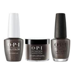 PRODUCT DETAILS: Enjoy up to 3 weeks of intense wear & shine Fewer chips, more shine Quick & easy to apply Made in the USA. Size: Dip: 1.5 oz | Gel: 0.5 oz | Lacquer: 0.5 oz Brand: OPI Type: 3-IN-1 combo (Dip Powder Perfection, Gel & Lacquer) Features: Dip Powder Perfection, Gel, Lacquer, Essentials PLEASE NOTE: Color samples/ images may vary depending on different monitors and screens. It is up to the buyer to do their research for the product they are purchasing. Packaging may vary Opi My Private Jet, Opi Gel Nails, Different Types Of Nails, Opi Colors, Nail Supply Store, Gel Top Coat, Gel Lacquer, Bottle Sizes, Opi Nails