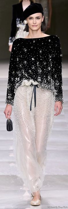 Armani Collection, Sequin Outfit, Armani Prive, Couture Collection