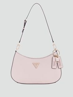 Shoulder Bag Simple, Girly Birthday Wishlist, Shoulder Bags Pink, Pink Small Purse, Simple Shoulder Bag, Cute Guess Bags, Cute Small Birthday Gifts, Light Pink Shoulder Bag, Cute Everyday Purse