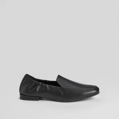 A refined take on a classic. Our slip-on loafer with a square toe and fitted trim for a comfortable fit. In soft Nappa leather. Eileen Fisher Shoes, Low Block Heels, Nappa Leather, Eileen Fisher, Leather Loafers, Fit In, Loafer Shoes, Loafer Flats, Block Heels