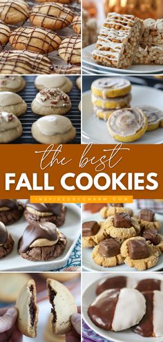 More fall baking ideas to look forward to! Everyone will love these simple desserts. In the flavors of pumpkin, apple, caramel, and more, these are the BEST fall cookies ever! Try these easy cookie recipes! Dessert Everyone Loves, Autumnal Baking Recipes, Apple Bake Sale Ideas, Dessert Recipes Fall Easy, Cute Easy Fall Desserts, Fall Spice Desserts, Peanut Butter Fall Desserts, October Cookie Ideas, Baked Goods To Take To Work