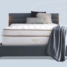 an image of a bed that is in the middle of its night time sleep cycle