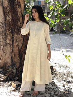 Silk Anarkali, Simple Kurti Designs, Long Kurti Designs, Traditional Indian Outfits