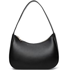 PRICES MAY VARY. TRENDY DESIGNER: Small crescent shoulder bag,hobo style design, simple, cute and retro trendy.Under the Arm Purse is easy to match with all clothes in your wardrobe,half moon designer shoulder handbag is must-have collection for all stylish vegan ladies everyday use. MATERIAL: High quality soft Vegan Leather fabric and polyester lined make the hand feel more comfortable, smooth metal zipper and durable gold hardware make the shouler purse and handbag more elegant and durable. LA Simple Women's Baguette Bag, Medium Size Shoulder Bag, Trendy Shoulder Bags Nordstrom, Small Black Purse, Hobo Tote Bag, Hobo Style, Small Tote Bag, Shoulder Bags For Women, Cool Gifts For Women