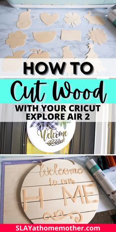 how to cut wood with your cricut explore air 2 and learn how to use it