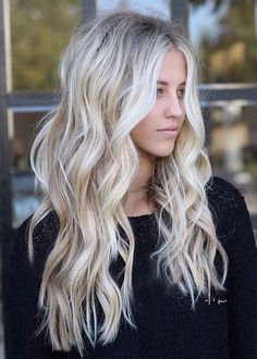 Chignon Simple, Bronde Balayage, Hairstyles Trendy, Blonde Hair Looks, Makeup Hacks, Platinum Blonde Hair, Ombre Hair Color, Long Blonde