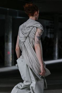 Haute Couture, Guy Fashion, Draping Menswear, Militant Fashion, Rick Owens Fashion, Rick Owens Women