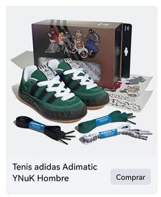 an image of tennis shoes and other items