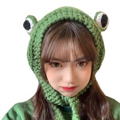 PRICES MAY VARY. Frog hat is unisex hat and is a one size fits most adults,teens,kids. If you like happy selfie, funny Plush hat will make you more beautiful in photos. Own animal head hat, you must be most fascinating when you attend a party or some event. Perfect funny novelty hat for birthday themed parties, Halloween, or costume parties Great costume prop for school plays, theatrical productions and dress up occasions. It's so cute! A must buy if you want to have some fun. It is a good gift Toad Drawing, Knitted Frog, Frog Hat, Crochet Frog, Mode Crochet, Halloween Tattoo, Crochet Knit Hat, Knitted Headband, Harajuku Style