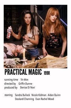 the poster for practical magic starring actors