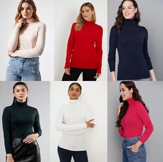 Trendy Fashion DP Dorothy Perkins Women Turtle Roll High Neck Knit Layering Jumper Sweater 8-18, New Women's Tops Layering, Roll Neck, Jumper Sweater, Dorothy Perkins, Women's Tops, New Woman, Sweater Outfits, Womens Clothing Tops, Trendy Fashion