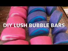 DIY LUSH BUBBLE BARS - YouTube Diy Bubble Bar, Lush Bubble Bars, Bath Diy, Bubble Bar