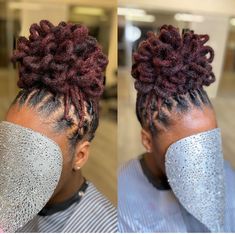 Chunky Loc Styles, Hairstyles For Dreadlocks Black Women, Locs Braided Into Bun, Updo Locks Hairstyle, Dreadlock Styles For Women Updo, Medium Length Loc Styles Updo, Loc Hairstyles Updo, Loc Petal Styles Updo, Dreadlock Styles For Women Black Locs Natural Hair