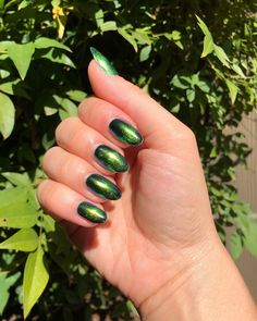 Cirque Colors (@cirquecolors) • Instagram photos and videos Magnetic Nails, Diy Manicure, Nail Art Diy, Green Nails