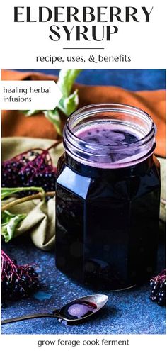 elderberry syrup recipe uses, & benefits