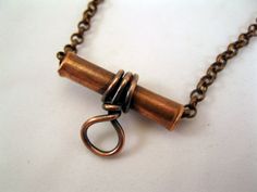 Another use for tubing Copper Tube, Bullet Casing, Oxidized Necklace, Bullet Jewelry, Harbor Freight, Jewelry Clasps, Copper Tubing