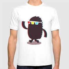 MONSTER 3d T-shirt by Monster Riot | Society6 Mannheim Germany, Clothes Pattern, Food Fashion, Shirts Design, Tee Shirt Designs, Cute Creatures, 3d T Shirts, Clothing Patterns