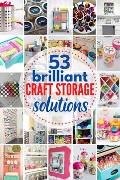 the best craft storage solution for small spaces