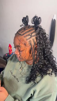 Black Braid Styles Latest Hairstyles, Short Summer Braids For Black Women, Short Summer Hairstyles Black Women, Fulani Braids Into Twists, Summer Vacation Hairstyles Black Women, Fulani Braids In A Ponytail, Cute Fulani Braids Hairstyles, Fulani Braids With Bun, Fulani Braided Ponytail