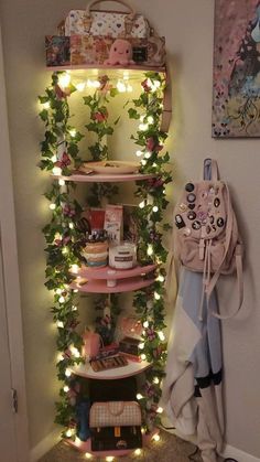 Diy Room Decor For Teens, Cute Diy Room Decor, Pinterest Room Decor, Girly Room, Cute Bedroom Decor, Redecorate Bedroom, Cozy Room Decor, Bed In Closet, Dreamy Room