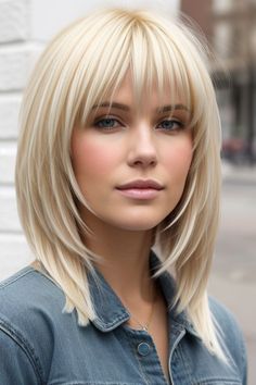 29+ Shag Haircuts Blonde 1 Haircuts For Blonde Hair, Haircuts Long, Blonde Layered Hair, Haircuts Blonde, Women Haircuts, Sassy Haircuts, Medium Hair Styles For Women, Haircuts For Medium Length Hair, Shag Haircuts