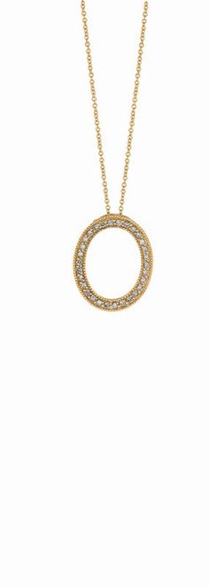 Pave Style Code# N4929YD_NK Chain: 18 inches Setting: Pave Dimensions: 15/16 inch in height, 3/4 inch in width Diamond 1: Diamond Shape 1: Round Qty of Diamond 1: 30 Setting 1: Pave Total Dia Weight: 0.50 Clarity: SI2 Color: G-H Gold Karat: 14K Color 2: Yellow Approxe WT Grams: 3.10 Featured Pieces Rose Gold Diamond Necklace, Oval Necklace, Gold Diamond Necklace, Rose Gold Diamonds, Diamond Shape, Oval Diamond, Color 2, White Gold Diamonds, Diamond Shapes