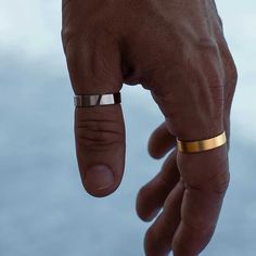 Minimal Men Ring Stainless Steel Platinum Fashion Accessories | LABONNI