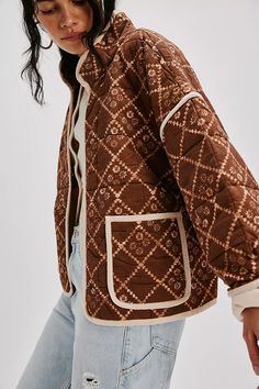 Chloe Jacket | Free People Chloe Jacket, Latest Fall Fashion Trends, Free People Fall, Fall Fashion Trends Women, Boho Clothes, Gorgeous Clothes, Autumn Outfits, New Clothes, Collar Designs