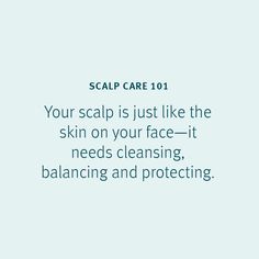 Healthy hair starts with a healthy scalp. Your scalp is just like the skin on your face, it needs cleansing, balancing and protecting. Cleansing your scalp helps remove product build-up, dead skin cells, excess oils, environmental pollution and sweat. Scalp care is for more than just those with dandruff, oiliness or thinning hair - we can all benefit from a healthy scalp! For more on your hair and scalp needs, tap the photo to visit Aveda's Hair & Scalp Check tool. Hair Services, Scalp Health Tips, Scalp Acne, Exfoliation Benefits, Aging Hair Care, Scalp Brushing, Anti Aging Hair, Herbs For Hair