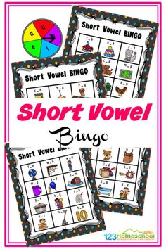 short and long word worksheet with pictures on it