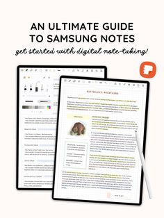 an ultimate guide to samsung notes get started with digital note - taking and printable