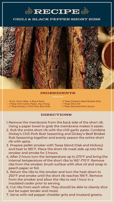 the recipe for grilled steak is shown