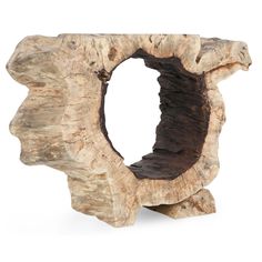 a piece of wood that has been carved into the shape of a circle