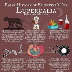 the history of valentine's day in uppercase and lowercase letters, including an image of a man hugging a woman