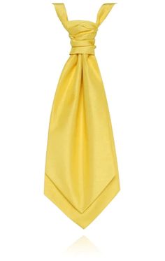 This traditional and stylish yellow cravat is made from a dupion fabric and is pre-tied with an adjustable neck band. Available in two sizes - Small & Regular. Wing Collar Shirt, Black Tie Tuxedo, Tweed Wedding, Boys Waistcoat, Tweed Overcoat, Wedding Waistcoats, Harris Tweed Jacket, Burgundy Tuxedo, Black Suit Wedding