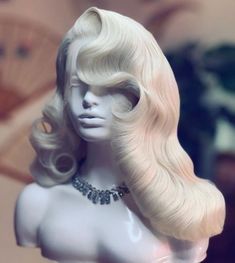 Cabelo Pin Up, Long Blonde, Hair Reference, Long Blonde Hair, Hair Art