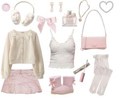 Pink Soft Outfit Aesthetic, Wonyoungism Outfit Ideas, Coquette Style Aesthetic, Skz Clothes, Cherry Blossom Outfit, Girly Winter Outfits, Actor Dr, Aesthetic Winter Outfit, Coquette Winter